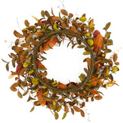 YNYLCHMX Fall Wreath, 20 Inch Diameter, Pumpkin