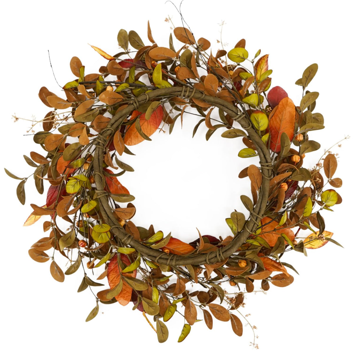 YNYLCHMX Fall Wreath, 20 Inch Diameter, Pumpkin