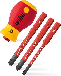 Wiha SB 2831-01 SoftFinish Electric slimVario Stubby Red Yellow SB28310101