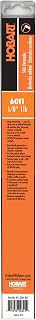 Hobart H112244-R01 1-Pound Plastic 6011 Stick Electrode, 1/8-Inch | All-position 6011 stick electrode for carbon and galvanized steel; 60,000 PSI; runs AC or DCEP