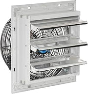 10" Exhaust Ventilation Fan With Shutter, Single Speed With Hardware