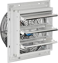 10" Exhaust Ventilation Fan With Shutter, Single Speed With Hardware