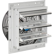 10" Exhaust Ventilation Fan With Shutter by CD-2 – Alloy Steel, Gray, Model 248448