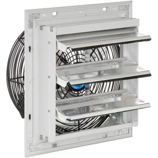 10" Exhaust Ventilation Fan With Shutter by CD-2 – Alloy Steel, Gray, Model 248448