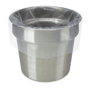 PanSaver Clear Round Pan Liners for Easy Clean Up - Disposable Buffet Pan Liners – Ovenable up to 400F (6 & 7 Quart Round Pan Liner - 15 x 15 IN)