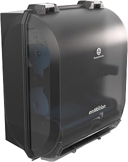 Georgia‑Pacific (by GP PRO) 10 in Automated Touchless Water‑Resistant Paper Towel Dispenser, Black, 59450A