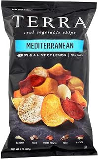 Chips Exotic Vegetable Chips - Mediterranean - Case of 12 - 5 oz.