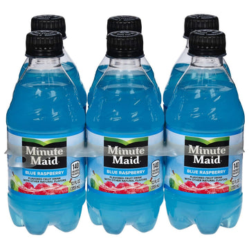 Blue Raspberry Drink, 12 Fl Oz, 6 Count by Minute Maid – 2 Ounce (Pack of 6), Pack of 6