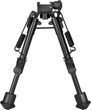 Low Spring Loaded Bipod By by Barska – One Size, Aluminum, Black, Model AW11894