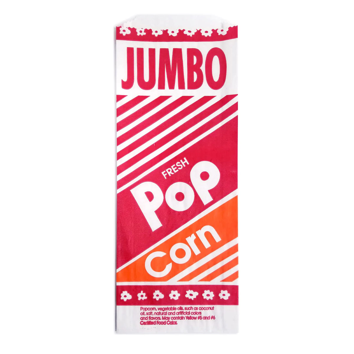 Popcorn Supply Company 1 Ounce (Pack of 2000) / Orange,Red / 2000 Popped