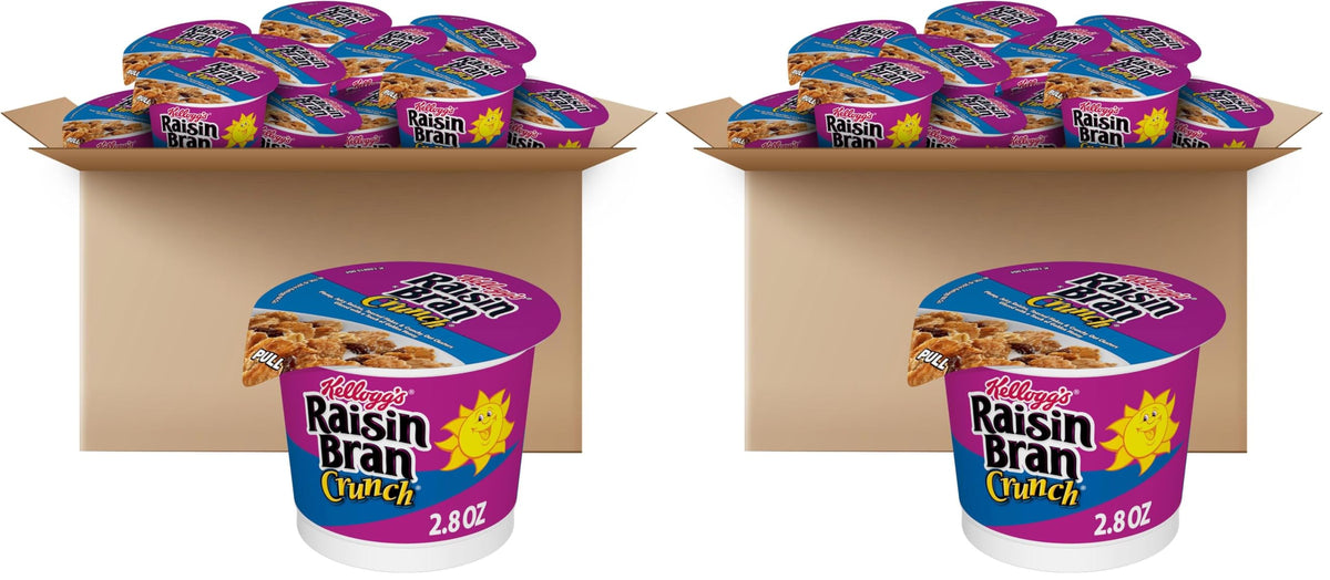 Kellogg's Raisin Bran 2.8 Ounce (Pack of 24) / 12 / 24 Cold Cereal
