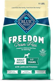 Blue Buffalo Freedom Lamb Adult Grain-Free Dry Dog Food, 11 lb