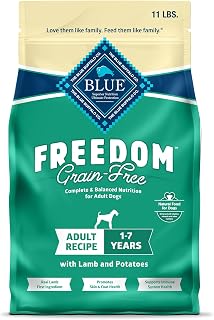 Blue Buffalo Freedom Lamb Adult Grain-Free Dry Dog Food, 11 lb