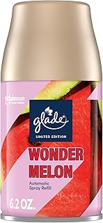Glade Automatic Spray Refill, Wonder Melon, Scented Air Freshener for Home and Bathroom, 6.2 Oz