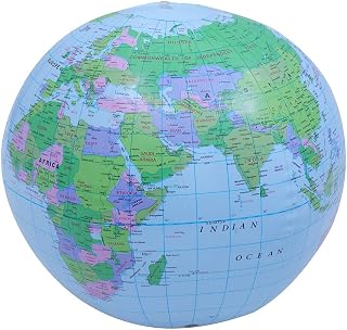 1pcs Globe Earth Beach Ball for Kids Learn Earths Geography