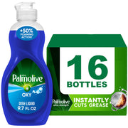 Ultra Oxy Boost Liquid Dish Soap by Palmolive – 9.7 Fl Oz (Pack of 16), Blue, Pack of 16, Model 61032016