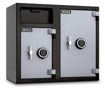 Cash Depository Safe by Mesa Safe Co. – 2.6 Left and 4.7 Right interior cubic feet, 6.7 cubic_feet, Black, Model MFL2731EE