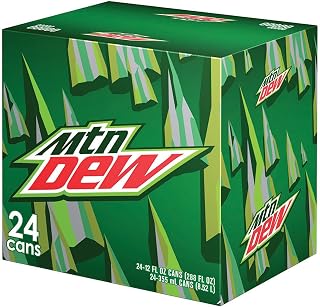 Mountain Dew 12-Ounce Cans (Pack of 24)