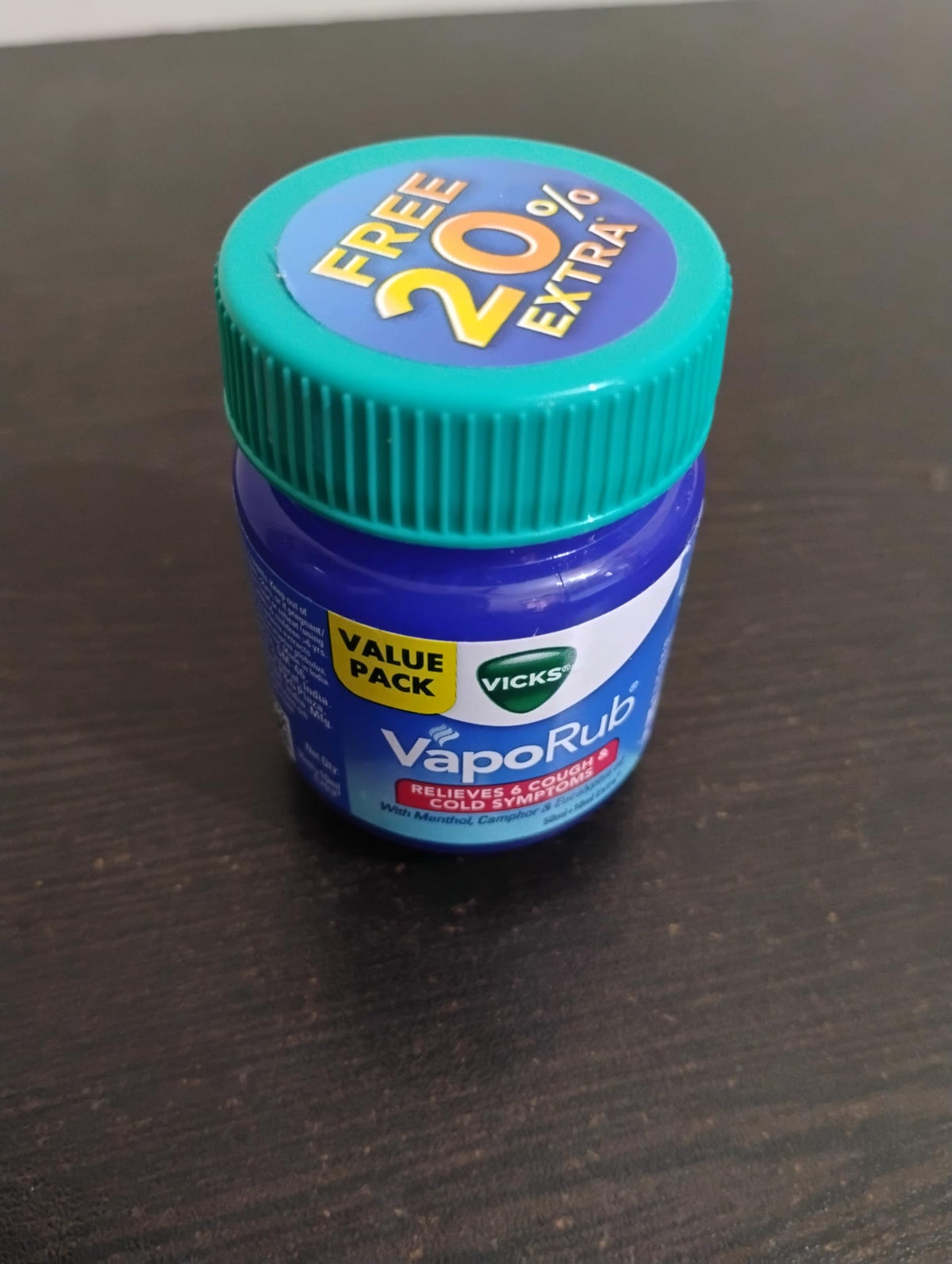 Vaporub 50ml/1.6oz Strong by Vicks – 1 Count (Pack of 1), Multicolour, Model Dummy July21_2020_368