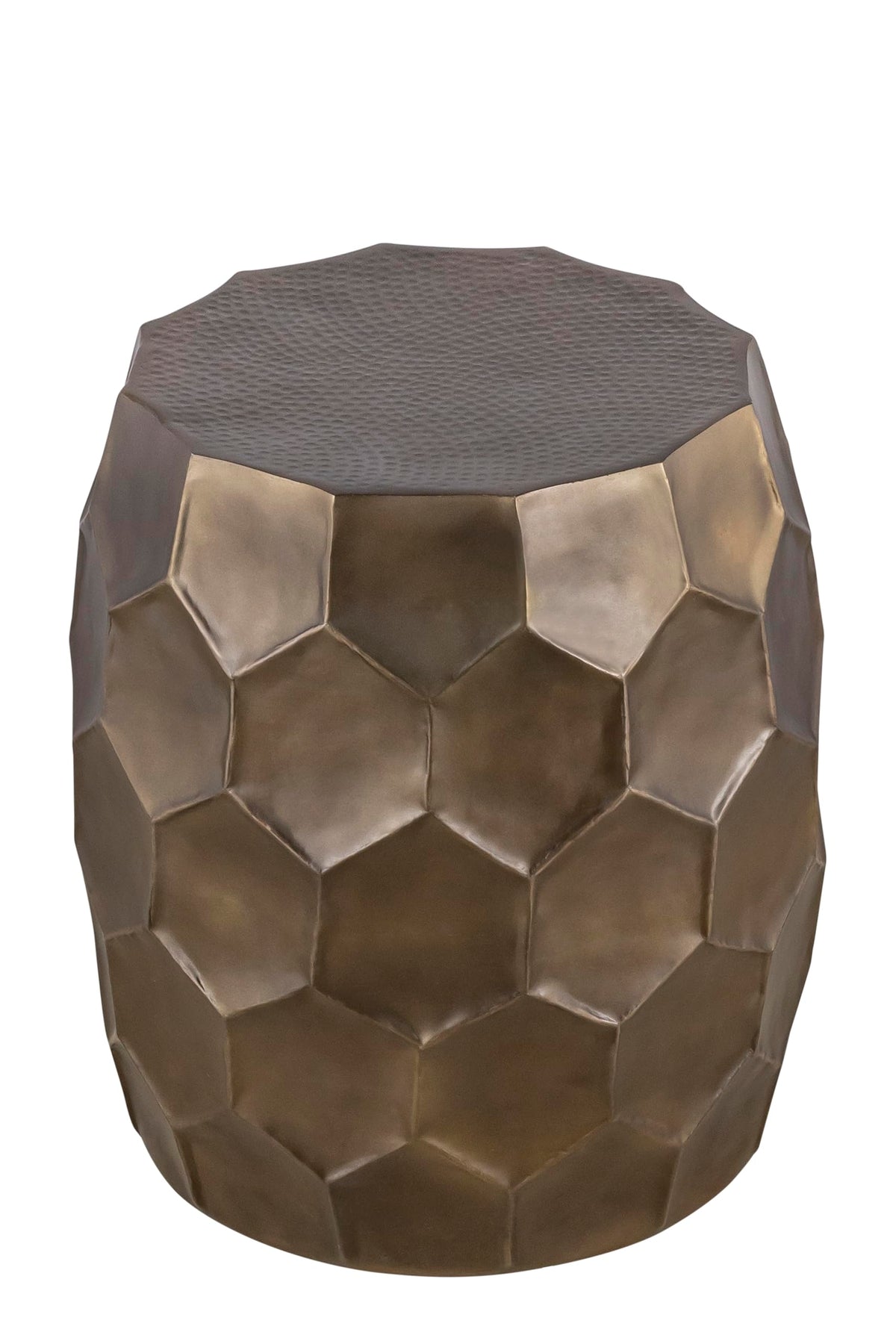 18" Vintage Styled Coffee Table by VUSVAB – Aluminum, Gold
