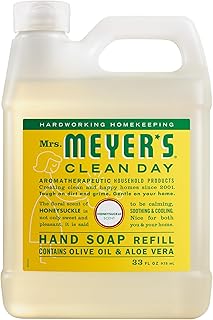 Mrs. MEYER'S Clean Day Liquid Hand Soap Refill, Honeysuckle, 33 Oz