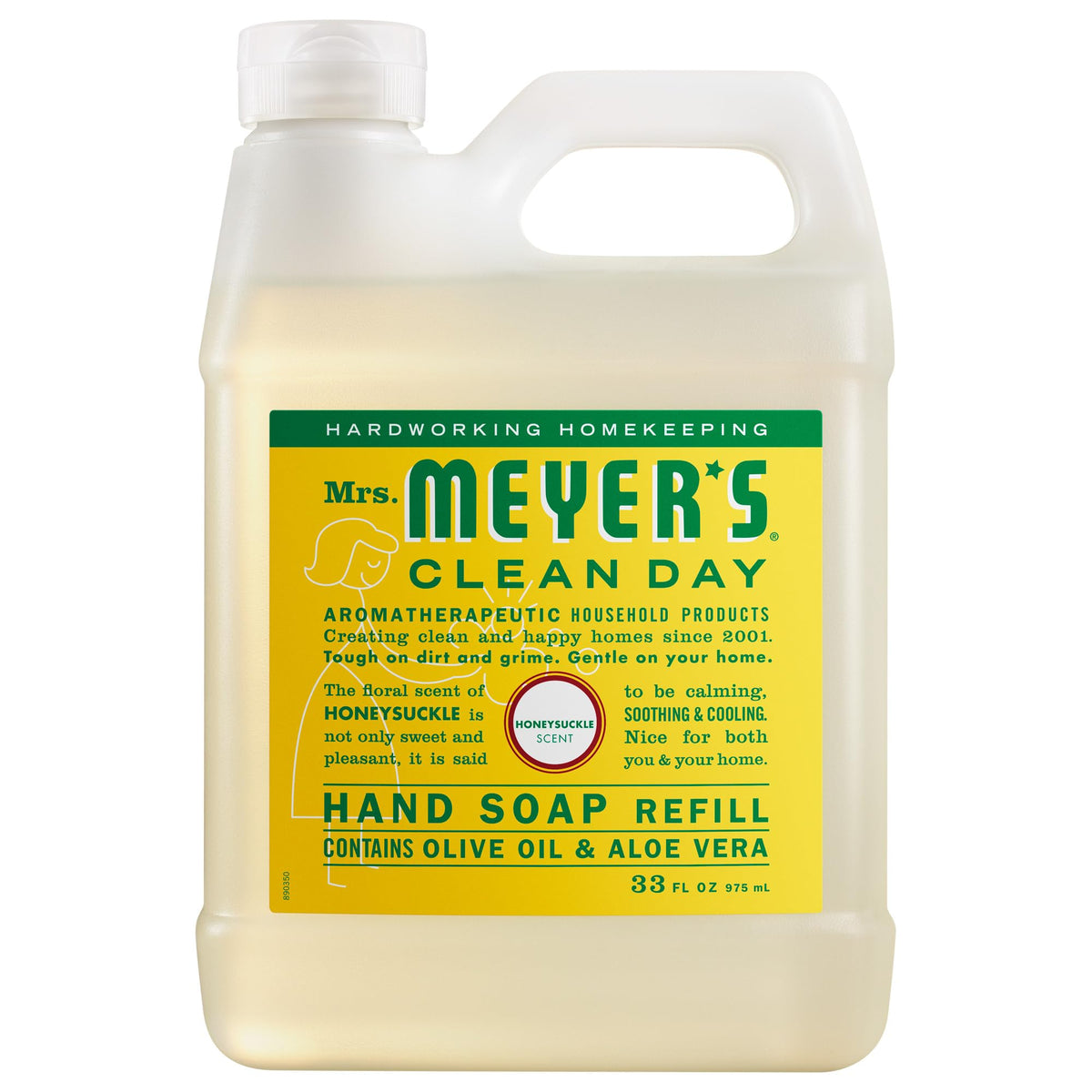 Mrs. MEYER'S 33 Fl Oz (Pack of 1) / Honeysuckle / Assorted Hand Wash