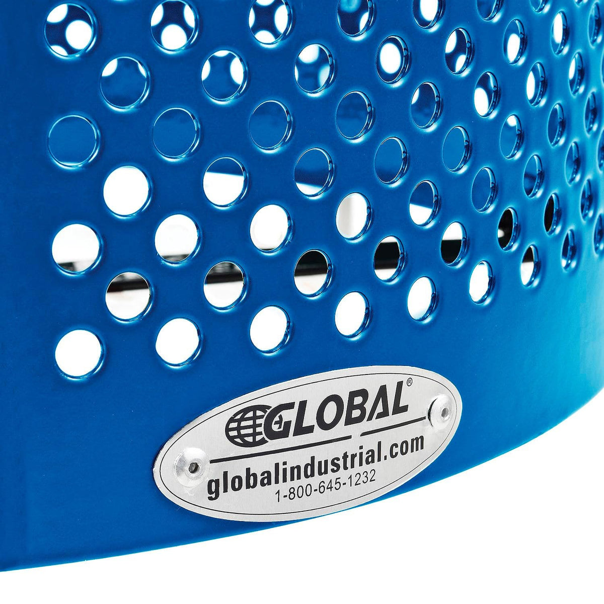 Global Industrial Blue / Industrial / 36.0 gallons Outdoor Trash Cans