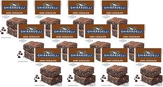 Ghirardelli Dark Chocolate Premium Brownie Mix, 20 OZ (Pack of 12)