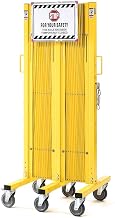 Global Industrial Barricade Security Gate with Sign, 23-1/2 to 240" L
