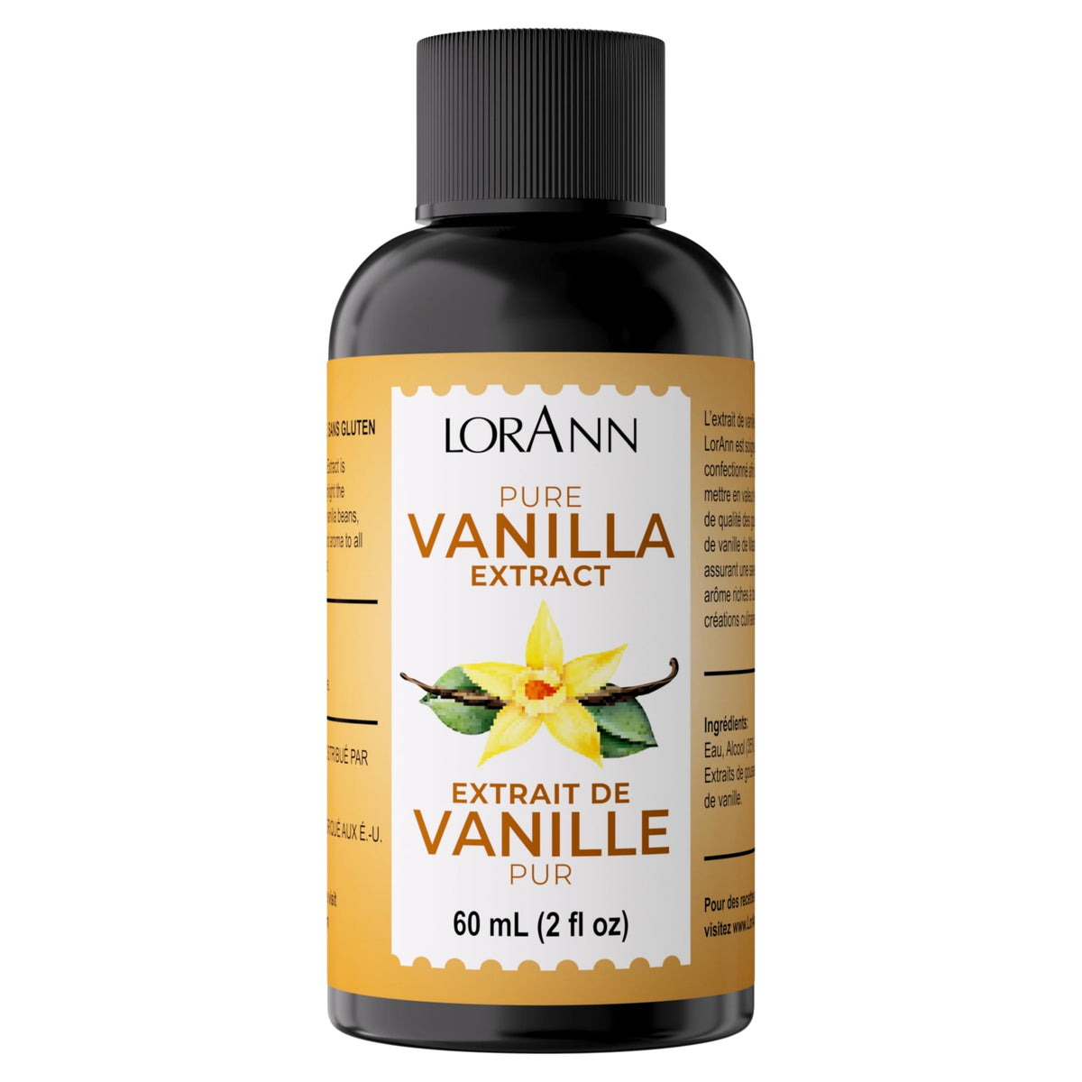 Pure Vanilla Extract by LorAnn Oils – 2 Ounces, Model L3035