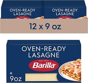Barilla "Oven Ready" Lasagne Pasta, Non-GMO Kosher Pasta, 9oz. (12PK)