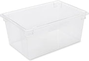 Rubbermaid Commercial Products Polycarbonate Food Storage Box/Tote, 16.5 Gallon, Clear, for Restaurant/Kitchen/Cafeteria