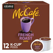 French Roast Keurig K Cup Coffee Pods (12 Count) by McCafe – 12 Count (Pack of 1), Model 430000608800