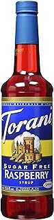 Torani Sugar Free Syrup, Raspberry, 25.4 Ounce Bottle