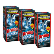 Kitchen Granules Drain Clog Remover and Cleaner by Drano – 8.8 Ounce (Pack of 3), Model 317375