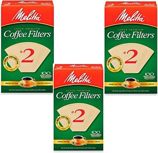 Melitta 100-Count Number 2 Super Premium Coffee Filters 3 Pack