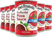 Dei Fratelli Fire Roasted Pizza Sauce (15 oz. Cans, 12 pack) - Vine-Ripened - No Water Added – Non-GMO, Gluten-Free