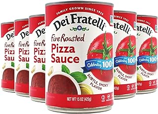 Dei Fratelli Fire Roasted Pizza Sauce (15 oz. Cans, 12 pack) - Vine-Ripened - No Water Added – Non-GMO, Gluten-Free