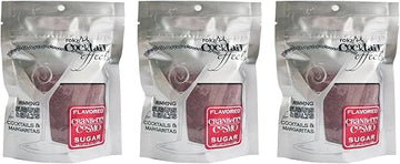 Rokz Cranberry Cosmo Cocktail Sugar, Sugar Drink Rimmer, 5 Ounce (Pack of 3)