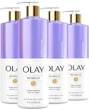 Olay Smoothing Hand & Body Lotion with Retinol and Vitamin B3, 17 fl oz. (Pack of 4)