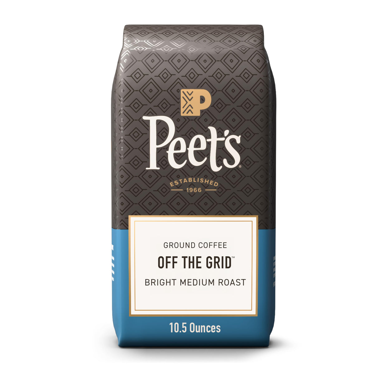 Ground Coffee Medium Roast by Peet's Coffee – 10.5 Ounce (Pack of 1), Model 0785357027657