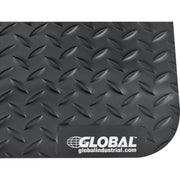 24" W x 72L Diamond Plate Ergonomic Anti Fatigue Mat by Global Industrial – Foam, Black, Model 39267090020000600