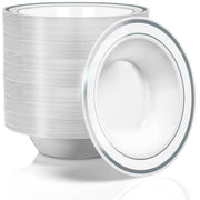 Stock Your Home Silver / 100 Pack / Modern Bowls