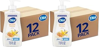 Dial Liquid Hand Soap,Vanilla Honey,7.5 fl oz,(Pack of 24)