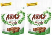 Aero Peppermint Bubbles Milk Chocolate Minis, 135g4.8oz., Bundle, (2 Pack) {Imported from Canada}