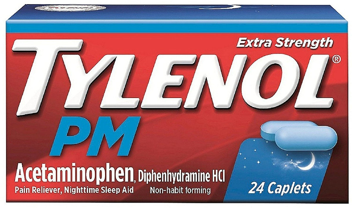 Pm ES Caplet 24ct Size 24ct by Tylenol – 24 Count (Pack of 1), Pack of 6, Model PPAX1404540