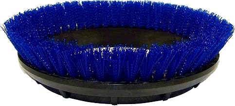 Oreck Commercial 237058 Crimped Polypropylene Scrub Orbiter Brush, 12 in. | 0.02 in. Bristle Diameter, Blue Scrub Brush