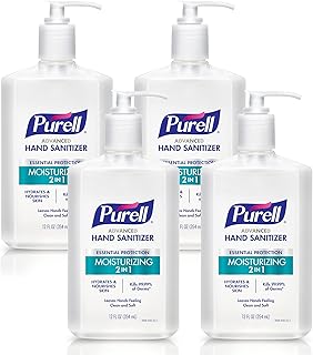 Purell 2in1 Moisturizing Hand Sanitizer Gel 4ct x 12 Fl oz - 3698-06-EC