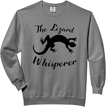 The Lizard Whisperer T-Shirt Lizards Lover Lacerta Gift Comfort Colors Adult Sweatshirt