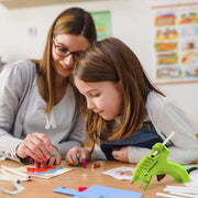 KD-160F Cool Shot Ultra Low Temp Glue Gun for Kids by Surebonder – No Size, Plastic, Green